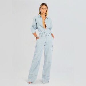 Retrofete Russo Denim Jumpsuit Relaxed Fit